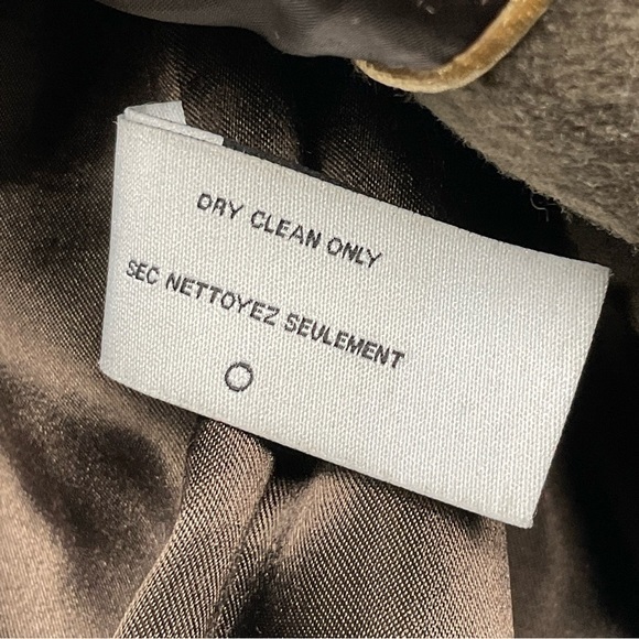 Laundry By Shelli Segal Brown Dress Peacoat Wool Size 10 - Picture 9 of 9